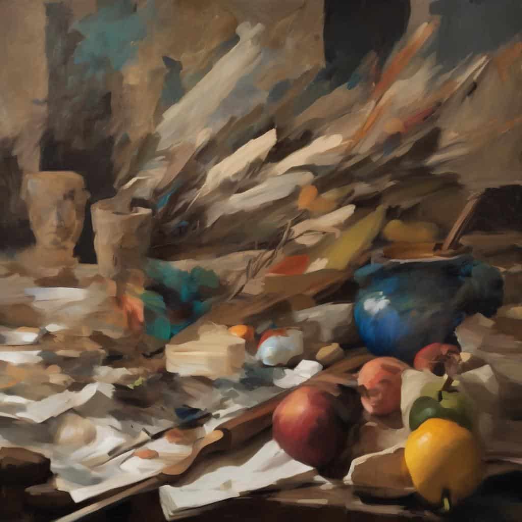 Αλτσ text: Ζωγραφική με ρευστές μορφές και έντονες πινελιές σε έργα κλασικών και μοντέρνων ρευμάτων τέχνης.