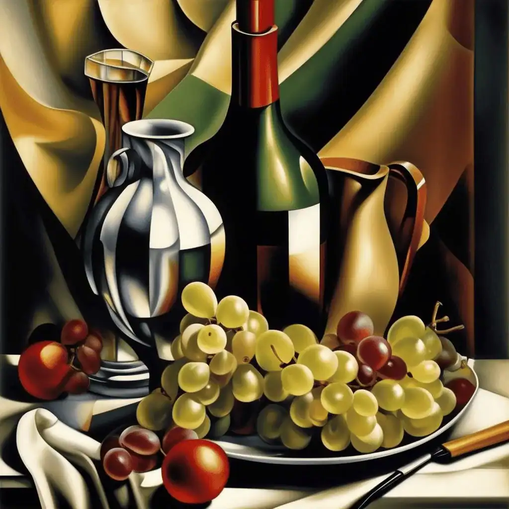 Still Life with Grapes – Tamara de Lempicka