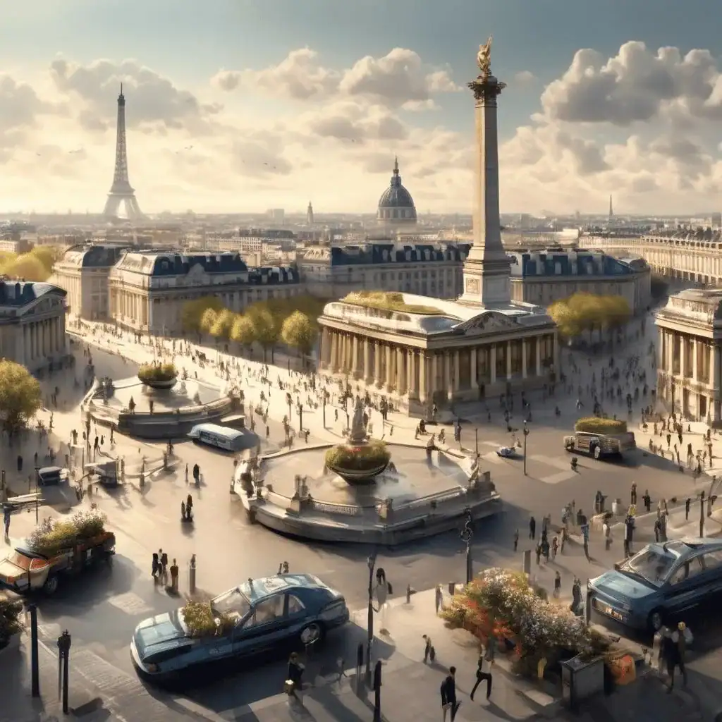 April Morning, Place DE LA CONCORDE – Louise Abbéma